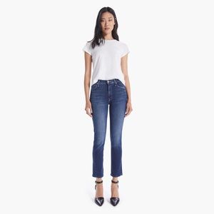 MOTHER Denim, Mid Rise Dazzler Ankle.  Color is On The Edge